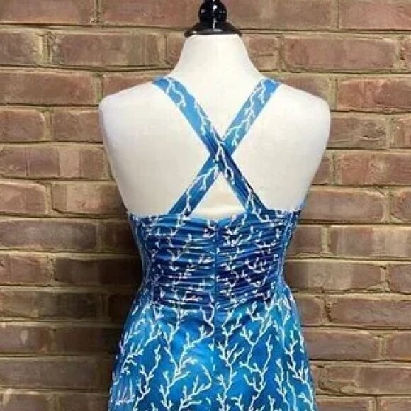 Anthropologie HD in Paris Acropora Coral Dress Size 12 - Picture 4 of 14